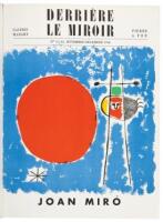 Joan Miró issues of Derriere le Miroir