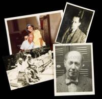 SOLD BY PRIVATE TREATYGroup of 41 original photographs, 1 postcard, and 1 original etching of Alfred Perl&egrave;s