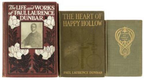 Three books by Paul Laurence Dunbar