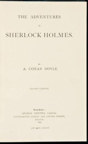 The Adventures of Sherlock Holmes