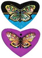 Two air-drop butterfly cards issued by the Brotherhood of Eternal Love to distribute Orange Sunshine LSD