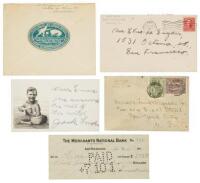 Selection of Jack London ephemera