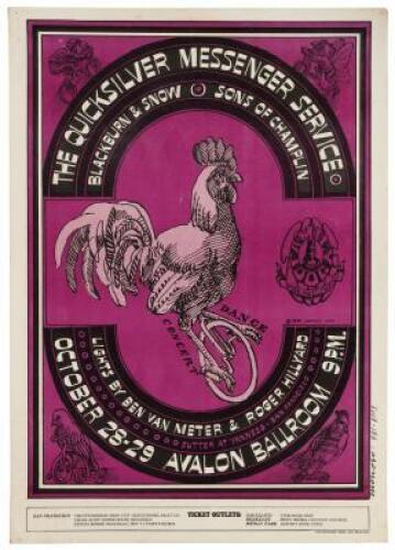 [The Chicken on the Unicycle] Quicksilver Messenger Service / Blackburn & Snow / The Sons of Champlin at the Avalon Ballroom