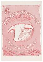 [Red Bull] Captain Beefheart and His Magic Band and the Oxford Circle at the Avalon Ballroom - handbill