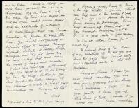 Autograph Letter from Zane Grey to his son Romer