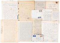 Large archive of correspondence from Gregory Corso to Kirby Congdon