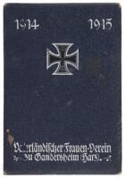 1914 Vaterländischer Frauenverein folding case gifted from Gregory Corso to Kirby Congdon