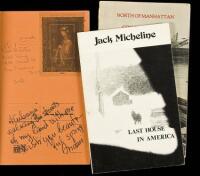 Three volumes by Jack Micheline - All signed