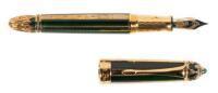 Green and Gold Faberge Limited Edition Fountain Pen