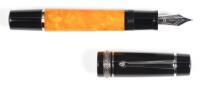 Dolce Vita Orange Celluloid Fountain Pen