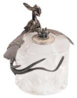 Eternal Bird Limited Edition Sterling Silver and Crystal Limited Edition Inkwell