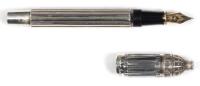 Romea Sterling Silver and Solitaire Diamond Limited Edition Fountain Pen