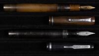 Lot of Two Ebonite Fountain Pens, Wartime