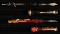 Lot of Two Sailor Pens, Celluloid, 1940s