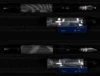Two Pelikan M101N Special Edition Lizard Fountain Pens