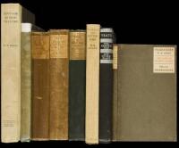 Eight volumes by William Butler Yeats