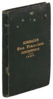 The San Francisco City Directory... September 1, 1850