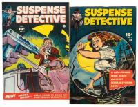 SUSPENSE DETECTIVE Nos. 1 and 5 * Lot of Two Comic Books