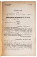 Message from the President of the United States with A Report from the Secretary of the Navy Relative to the Exploring Expedition, &c., made in compliance to a resolution of the Senate