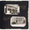 Album of photographs of commercial and residential properties in Berkeley, California, with the address of each identified