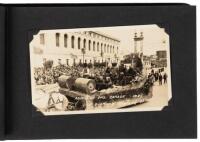 Photograph album of the parade through San Francisco to commemorate the 75th anniversary of the admission of California as a state in the United States of America