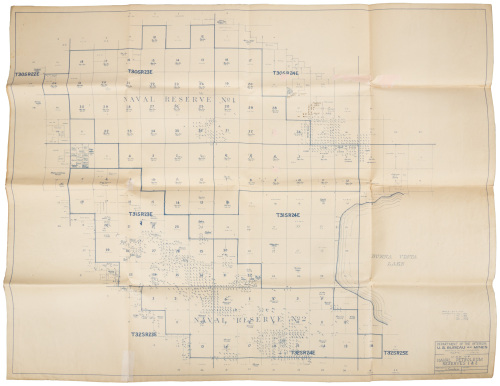 Map of Naval Petroleum Reserves 1 & 2