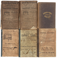 Six 19th century directories from New York state