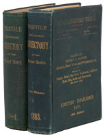 Textile Manufacturers' Directory of the United States. 1881 & 1883