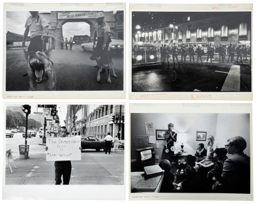 Nine original photographs from David Douglas Duncan's Self Portrait U.S.A...