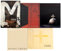 Five exhibition catalogues for Antoni Tàpies