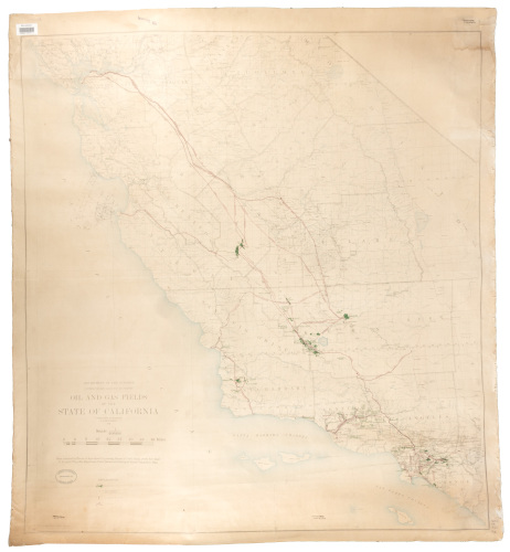 Oil and gas fields of the State of California.