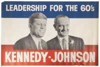 Kennedy for President [with] Leadership for the 60's - 2 campaign posters