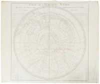 Carte de l'Hemisphere Austral Montrant les Routes des Navigateurs les plus Celebres par le Capitaine Jacques Cook