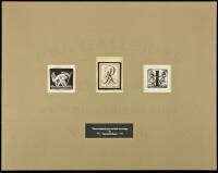Three original pen and ink drawings by Rockwell Kent
