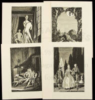 Eight proofs of illustrations by Rockwell Kent