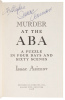 Murder at the ABA. A Puzzle in Four Days and Sixty Scenes - 2