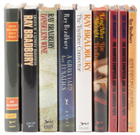 Eight titles by Ray Bradbury