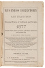 Business Directory of San Francisco and Principal Towns of California and Nevada, 1877. Containing Names, Business and Address of Merchants, Manufacturers and Professional Men... - 2