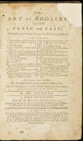 The Art of Cookery Made Plain and Easy
