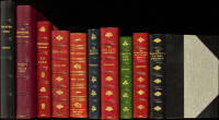 Ten finely bound literary works