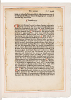 An Original Leaf from the Polycronicon printed by William Caxton at Westminster in the Year 1482: The Life and Works of William Caxton, with an historical reminder of fifteenth century England by Benjamin P. Kurtz together with a Note on the Polycronicon 