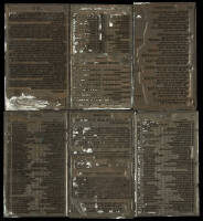 Thirteen Printing Plates from the McGuffey Readers