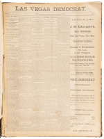 Collection of original newspapers from Las Vegas, New Mexico, in 1890 and 1891, bound together