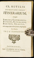 Itinerarium, integris Simleri, Castalionis, Pithoei, Sitzmanni, Barthii, Graevii, aliorumque Animadversionabus illustratum