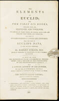 The Elements of Euclid; Viz. the First Six Books, Together with the Eleventh and Twelfth