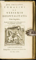 De Tesseris Hospitalitatis, Liber singularis [bound with] Episcopi &AElig;moniensis Titus Livius Patavinvs