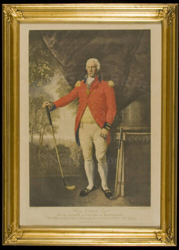 Henry Callender Esq. engraving with hand-coloring