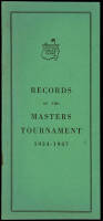 Records of the Masters Tournament, 1934-1947