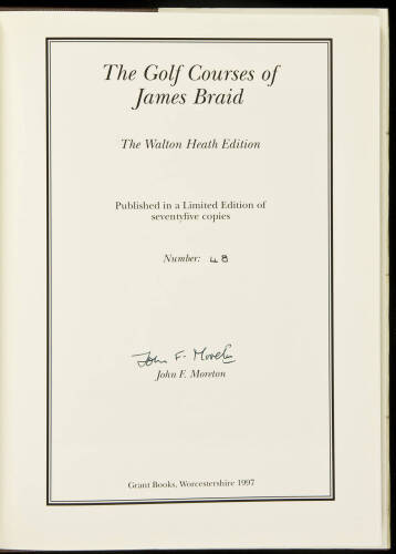 The Golf Courses of James Braid