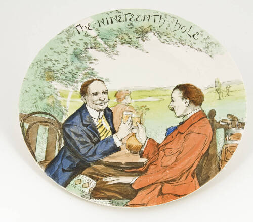 The Nineteenth Hole - ceramic plate